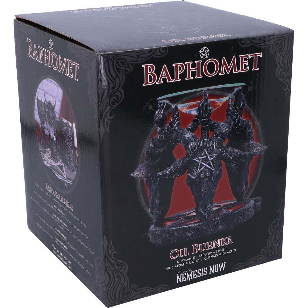 Baphomet Oljebrännare 13,5 cm nemesis now