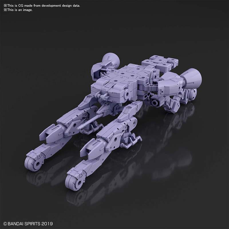 30MM Ex Arm Fordon Rymdskepp Lila bandai model kit gunpla