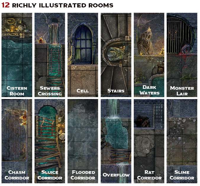 Tenfold Dungeon - Dungeons & Sewers dm vault