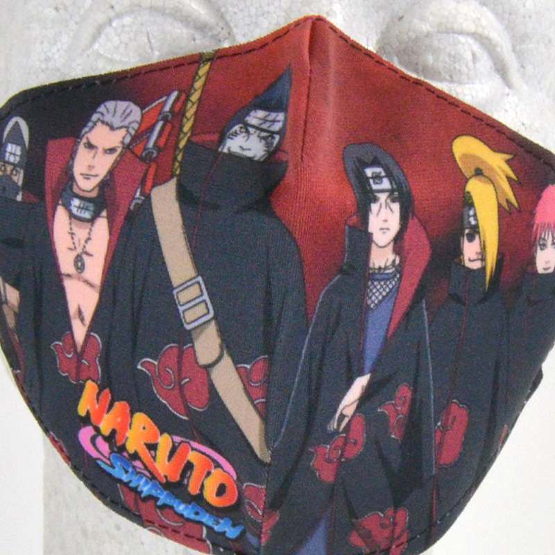 Naruto Akatsuki Ansiktsmask - Återanvändbar popbuddies
