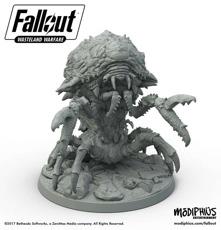 Fallout Wasteland Warfare Mirelurk Queen Set modiphius