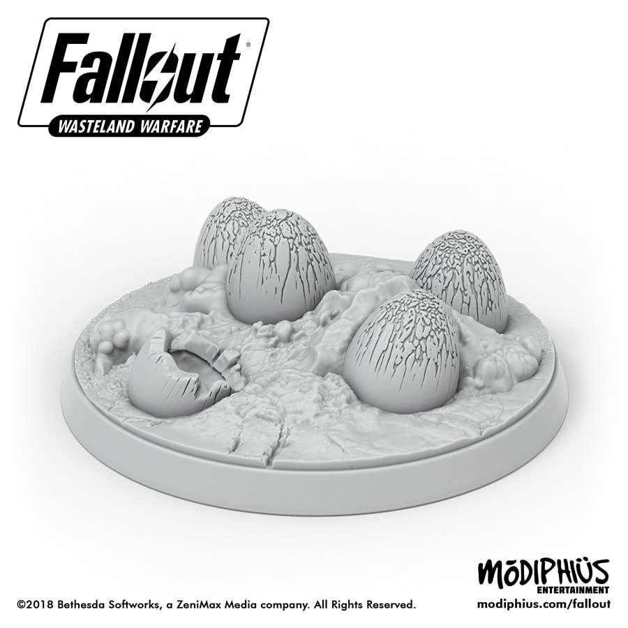Fallout WW Mirelurk Hatchlings och Ägg modiphius