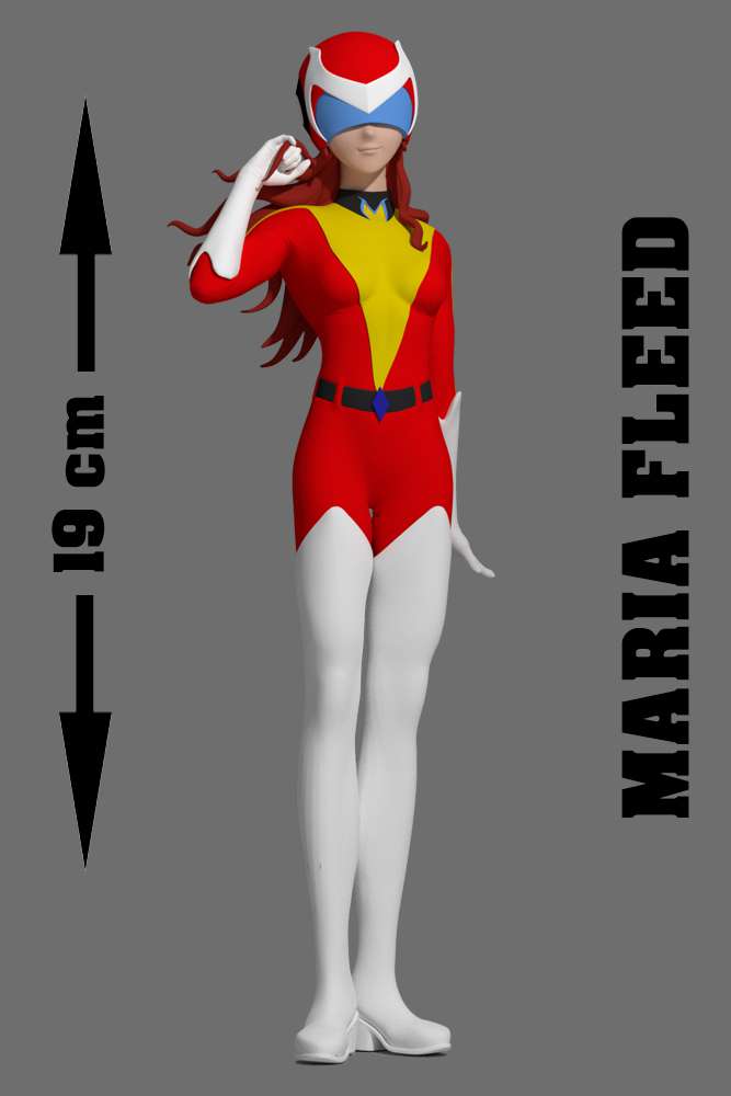 Maria Fleed 1:10 Figur move the game