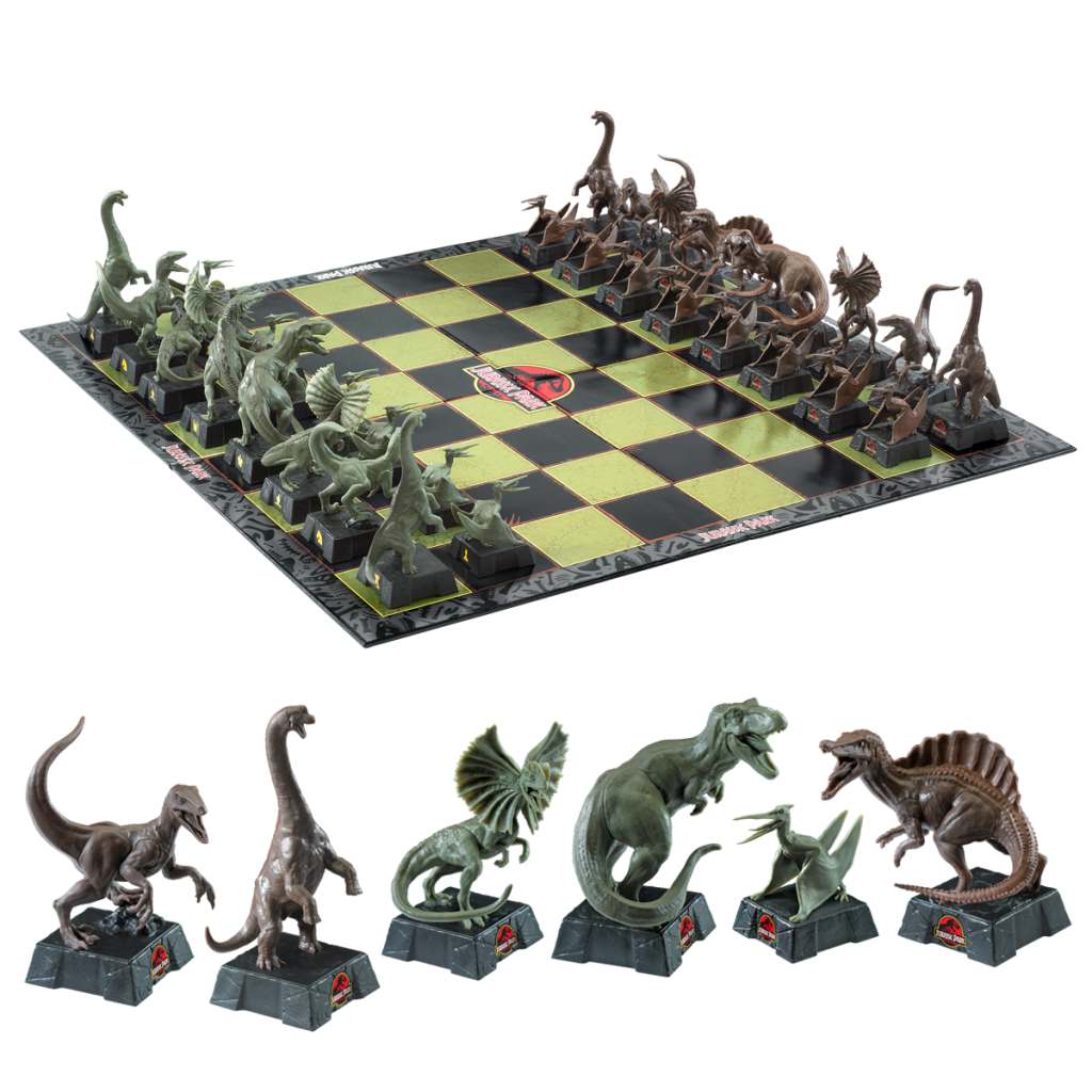 Jurassic Park Schackset noble collections