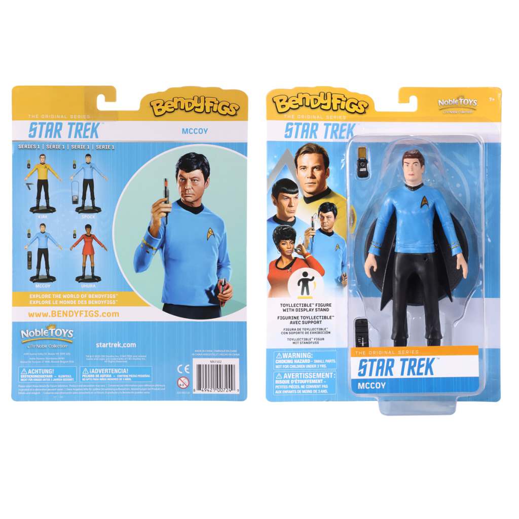 Star Trek McCoy Bendyfig - Högkvalitativ Figurin noble collections