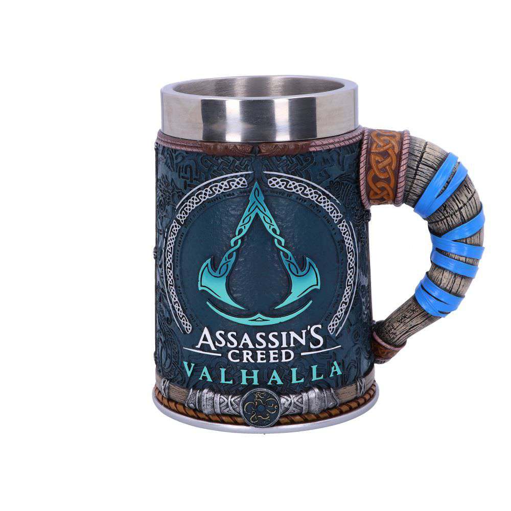 Assassin's Creed Valhalla Tankard – Perfekt för Gamers och Samlare nemesis now