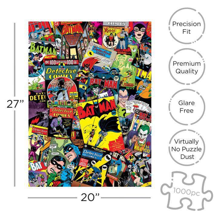 DC Batman Collage 1000 Pussel - Robotto