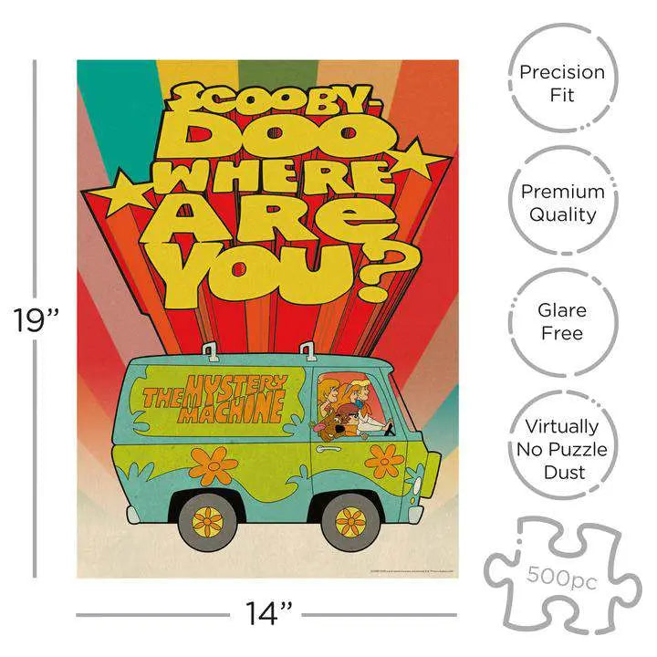 Scooby Doo Var Är Du? Pussel med 500 bitar
