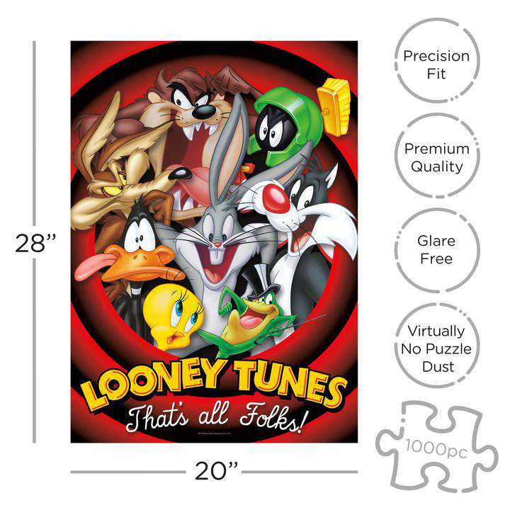 Looney Tunes 1000-bit pussel aquarius ent
