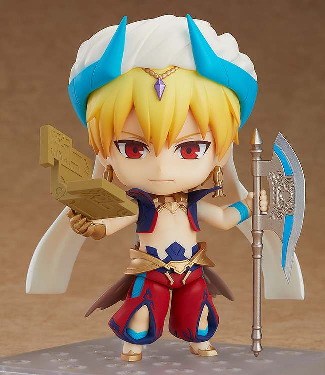 Fate/Grand Order Caster Gilgamesh Nendoroid - Ascension Version orange rouge