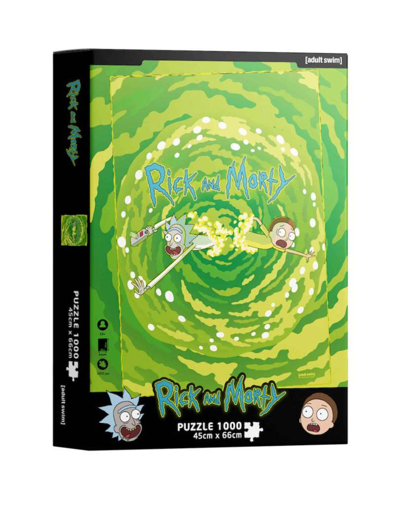 Rick and Morty Portal 1000 Pussel sd toys