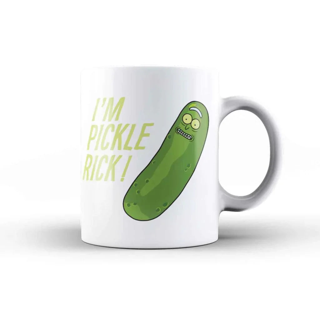 Rick and Morty Pickle Mug - Rolig Kaffe Mugg - Robotto