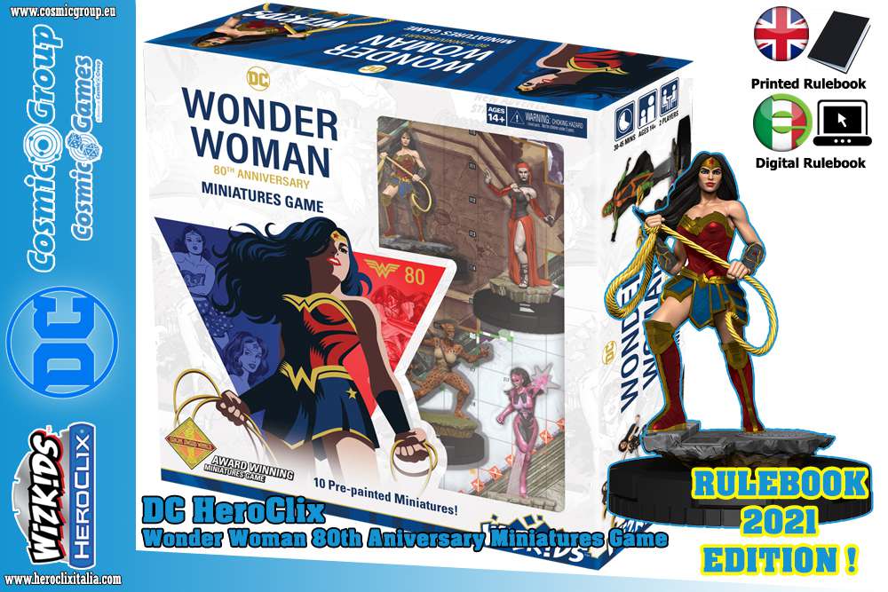 DC Comics HeroClix: Wonder Woman 80-årsjubileum Startspel wizkids