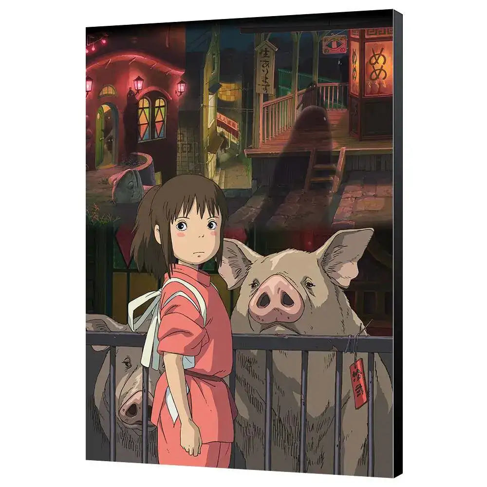 SPIRITED AWAY 35x50 WOOD PANEL - bild 1