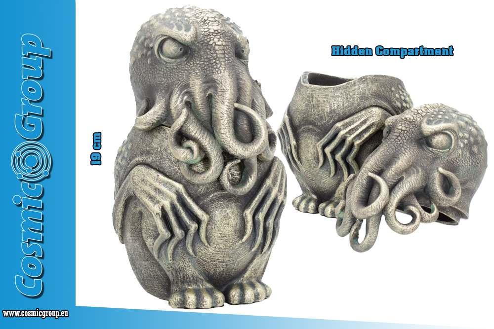 Cthulhu Oktopus Box - Handmålad Figur nemesis now