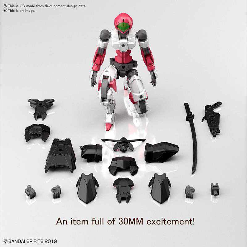 30mm EXM A9S Spinatio Sengoku Typ 1/144 - Samlarfigur bandai model kit gunpla