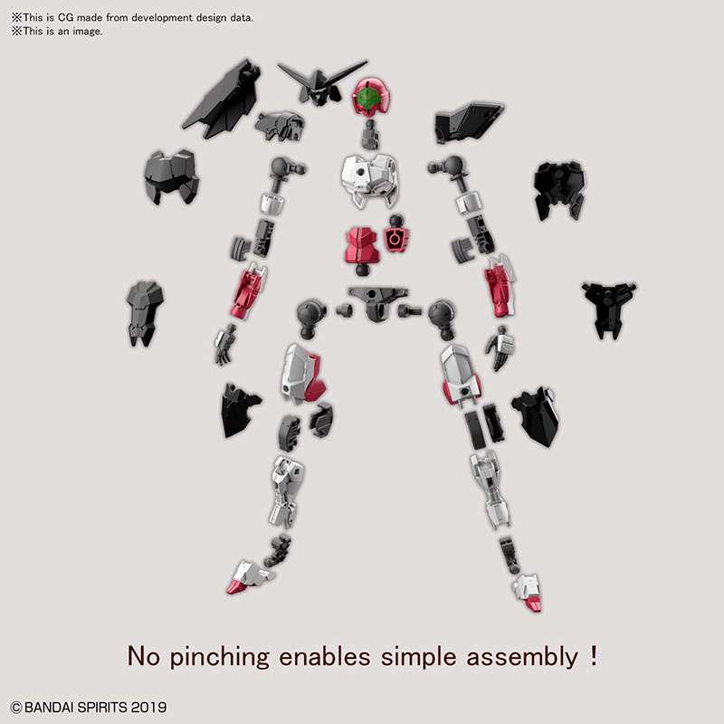 30mm EXM A9S Spinatio Sengoku Typ 1/144 - Samlarfigur bandai model kit gunpla