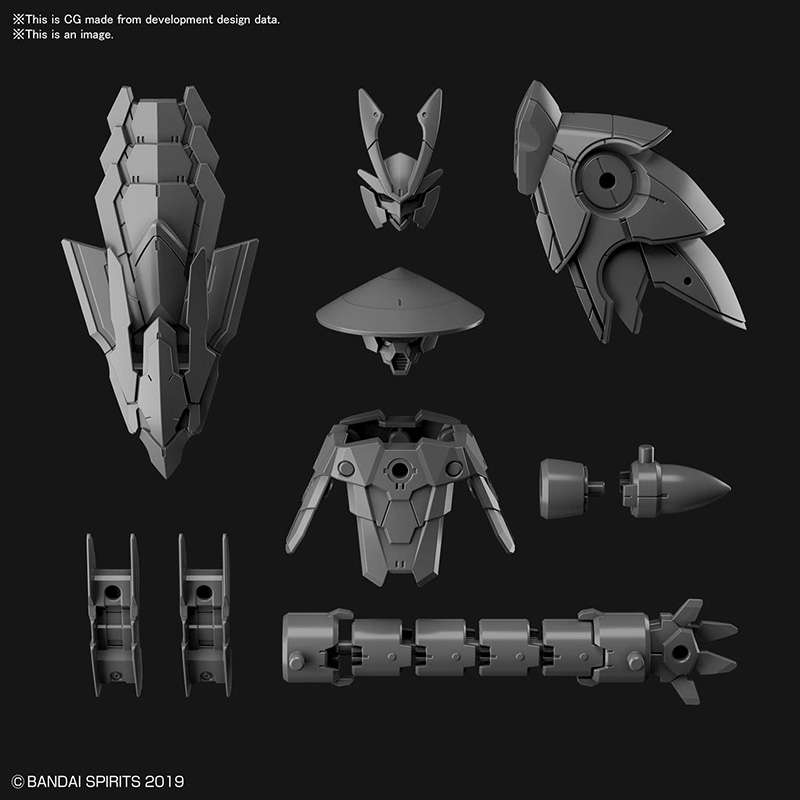 30mm OP Delar Set 4 Sengoku Armor 1/144 bandai model kit gunpla