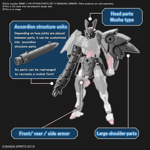 30mm OP Delar Set 4 Sengoku Armor 1/144 - Robotto
