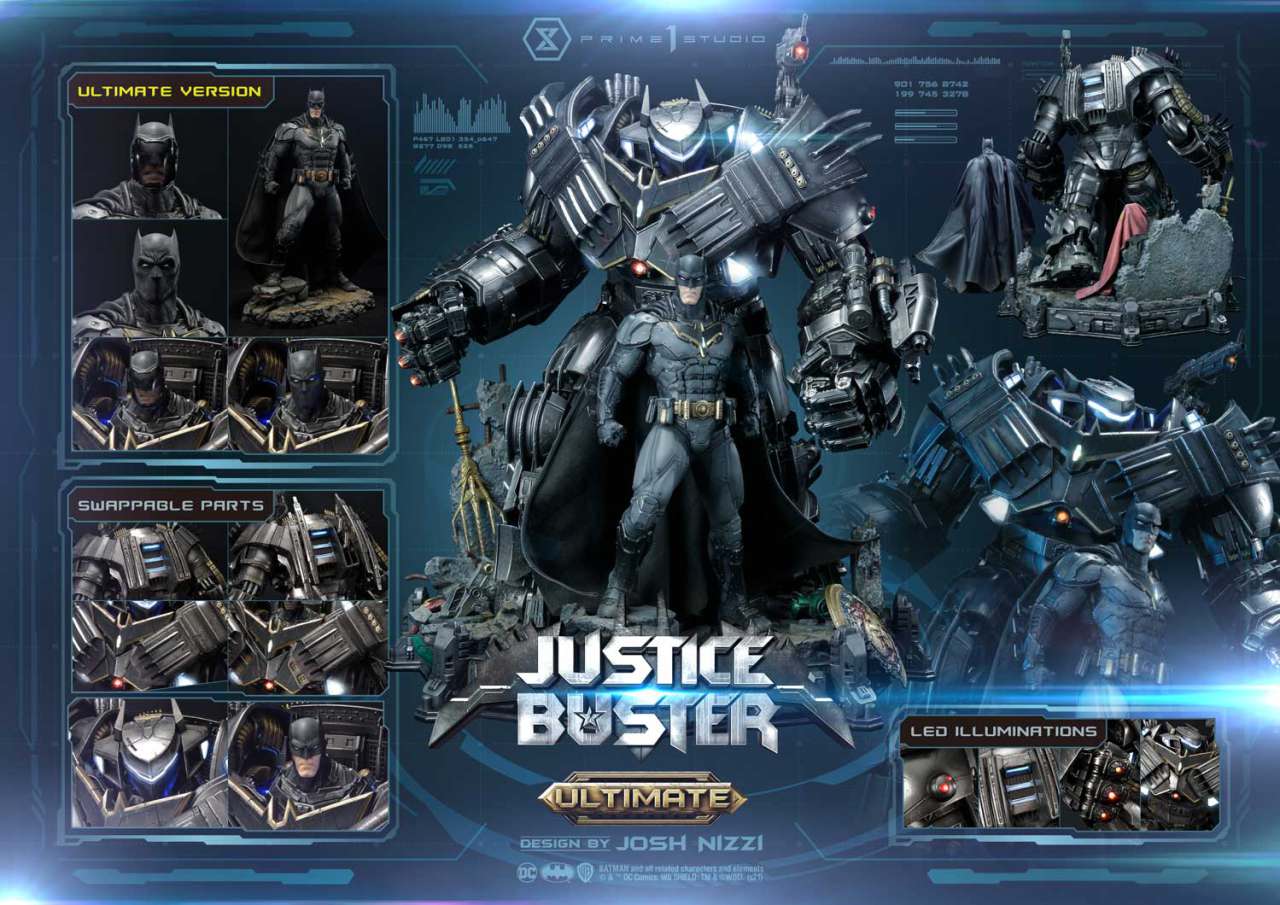 Batman Justice Buster Nizzi Ultimate Statuett prime 1