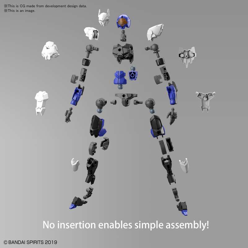 30mm EXM-A9N Spinatio Ninja 1/144 - Högkvalitativ Modell bandai model kit gunpla