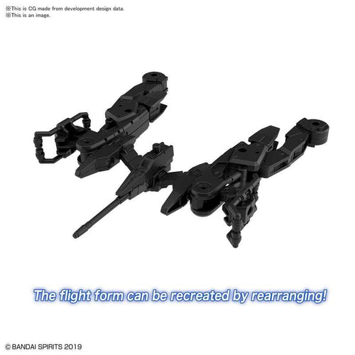 30mm Ex Arm Vehicle Spac Craft Blck 1/44 - Robotto