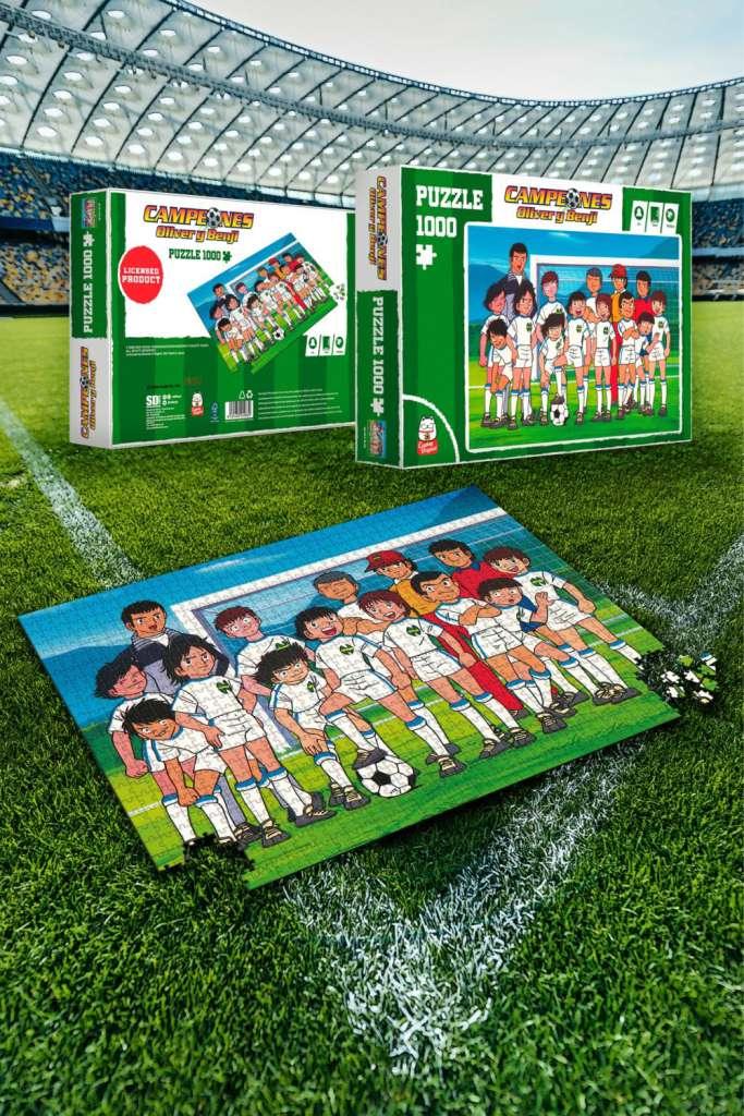 Captain Tsubasa Team Shot 1000pcs Pussel - Robotto