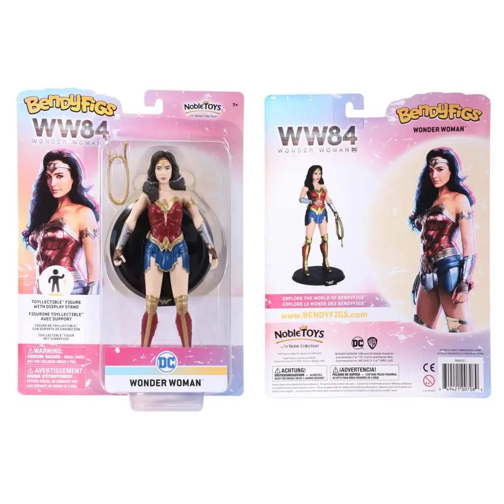 Dc Comics Wonder Woman Bendyfigur – Flexibel och Poserbar Samlarfigur