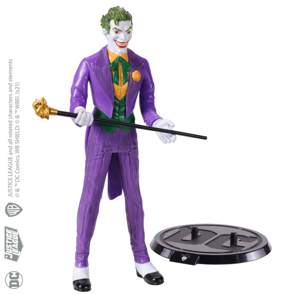DC Comics Joker Bendyfig - Högt Posebar Figur noble collections