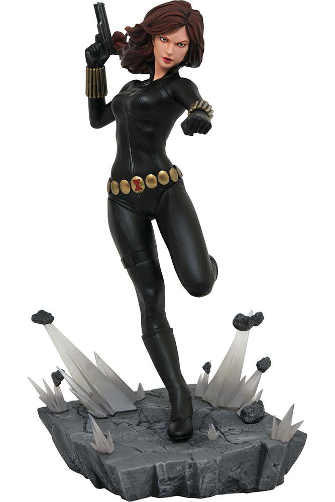 Marvel Premier Collection Black Widow Staty diamond select