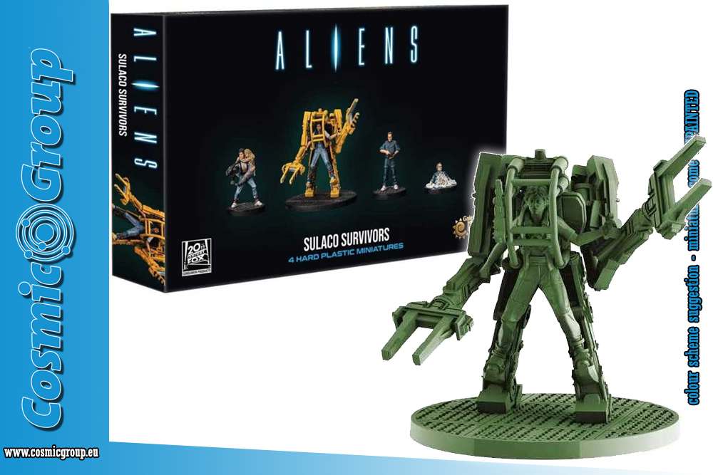 ALIENS Sulaco Survivors Miniature Set gf9-battlefront