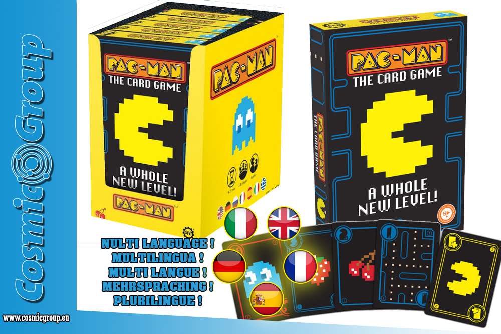 Pac-Man: Kortspel Box med 6 Spel steamforged games