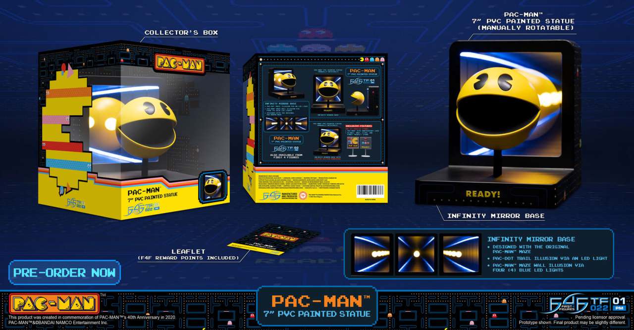 PAC-MAN PVC Staty - 40-årsjubileum first4figures