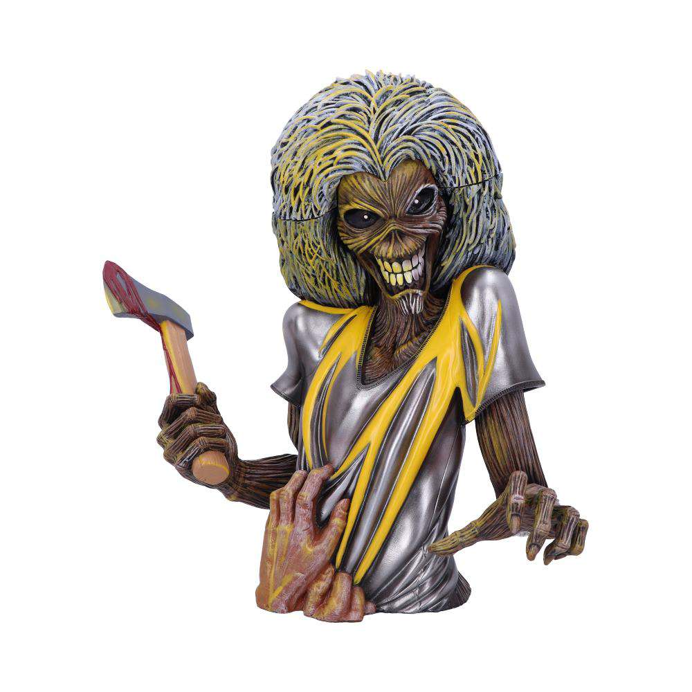 Iron Maiden Killers Bust Box – Samlarobjekt för Fans nemesis now