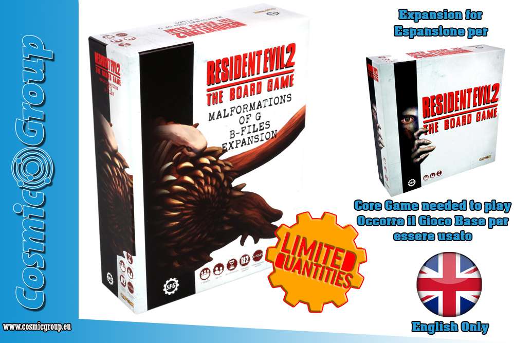 RESIDENT EVIL 2 THE BOARD GAME: Malformations of G B-Files Expansion steamforged games