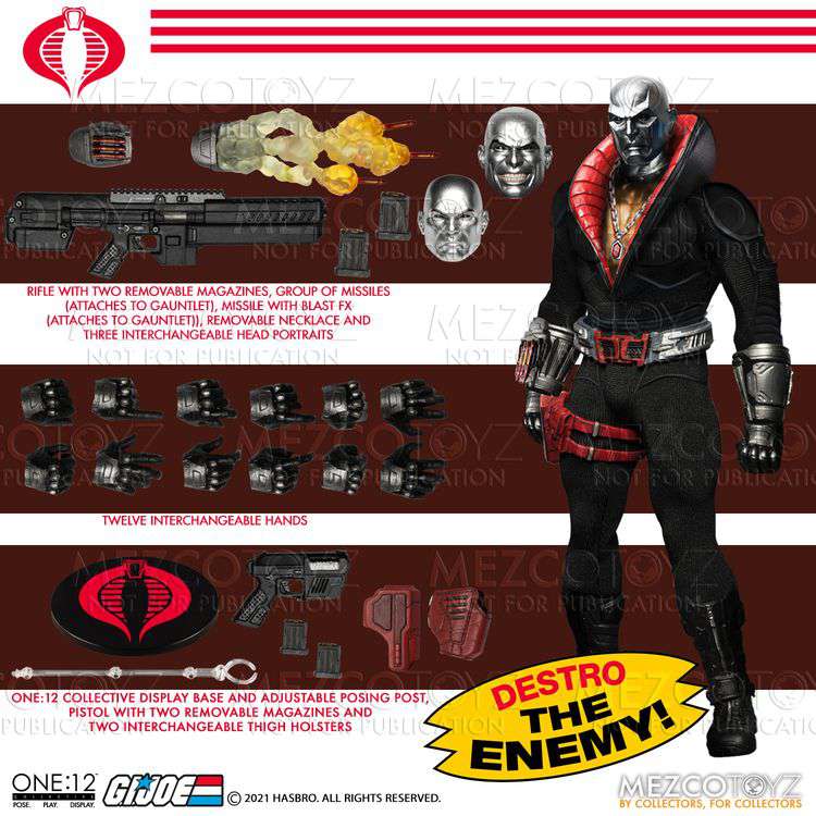 One:12 Collective Destro Figur mezco toys