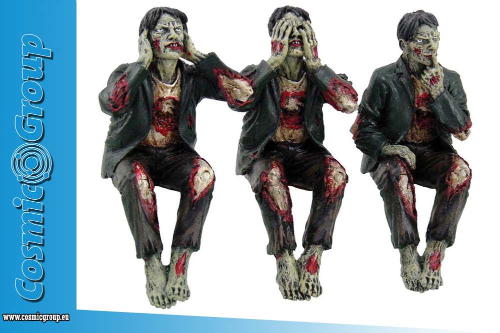 Se No Evil, Hear No Evil, Speak No Evil Zombie Staty nemesis now