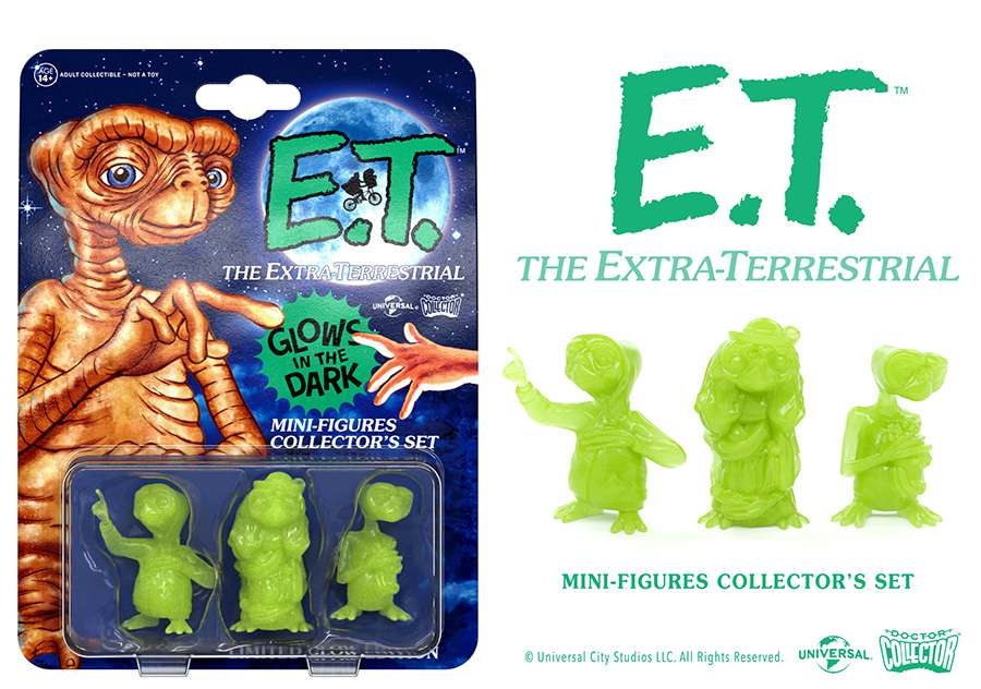 E.T. Mini Figure Glowin Set doctor collector