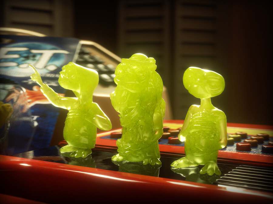 E.T. Mini Figure Glowin Set doctor collector