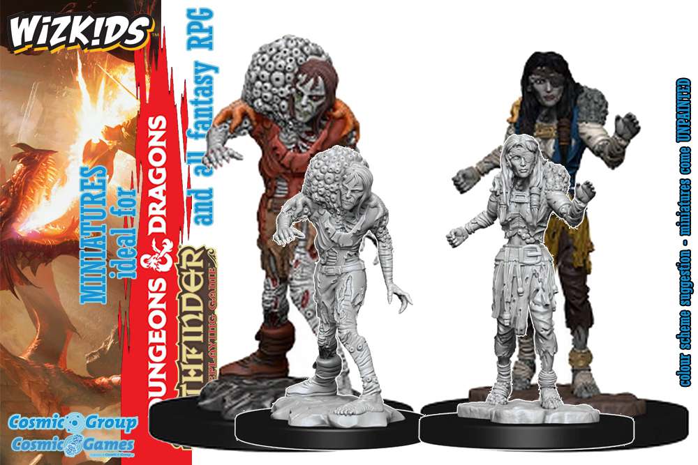 D&D Nolzur's Marvelous Miniatures: Drowned Assassin & Drowned Ascetic wizkids