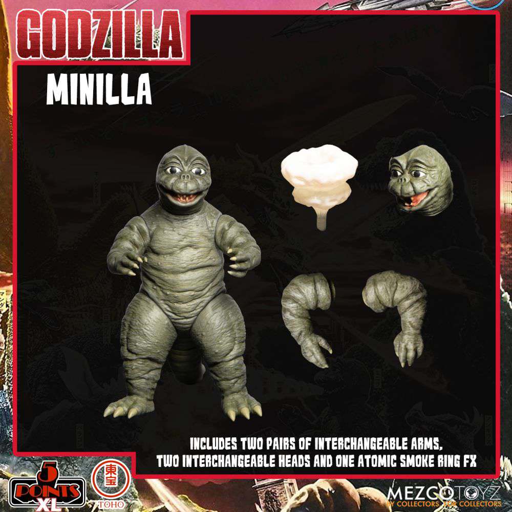 5 Points XL Godzilla Destroy Monsters S.2 mezco toys