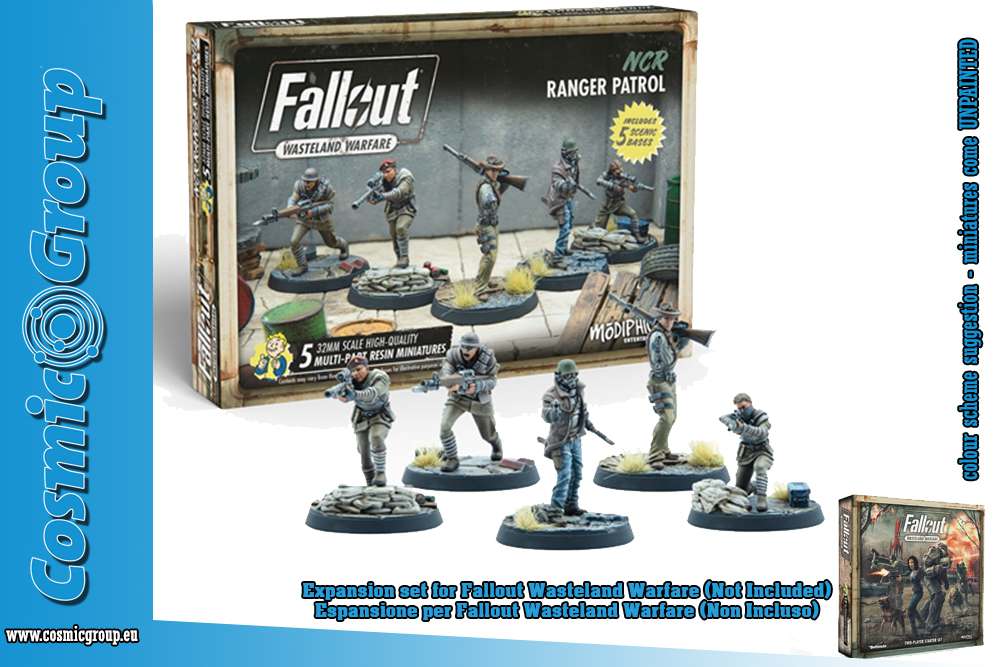 Fww New Vegas NCR Ranger Patrol - Samlarfigur modiphius