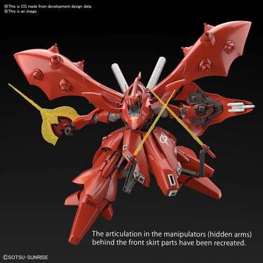 HGUC Nightingale 1/144 - Modellbyggsats bandai model kit gunpla