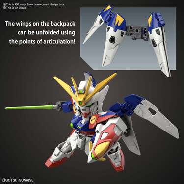 SD Gundam Wing Zero EX Standard - Samlarfigur bandai model kit gunpla