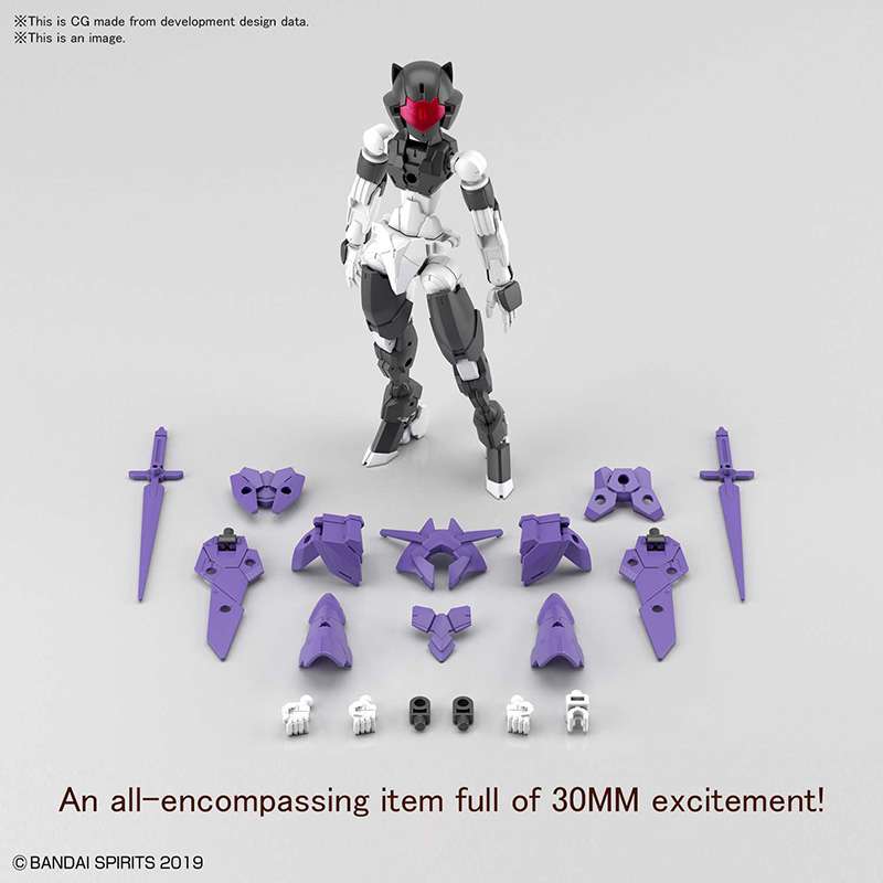 30mm EXM E7F Spinatia Fencer Typ 1/144 bandai model kit gunpla