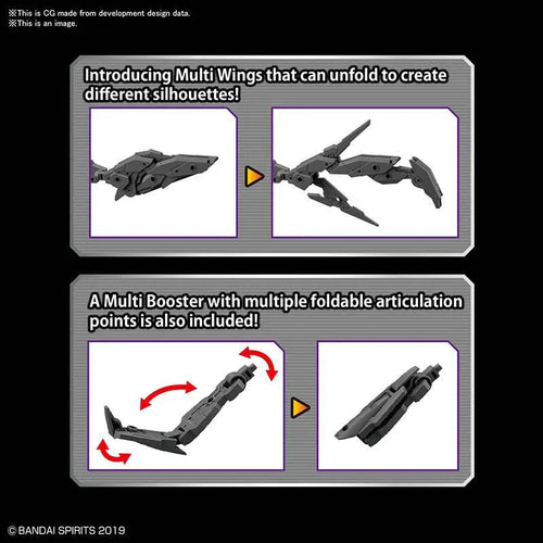 30mm OP P Set 5 Multi Wing/Booster 1/144 - Robotto