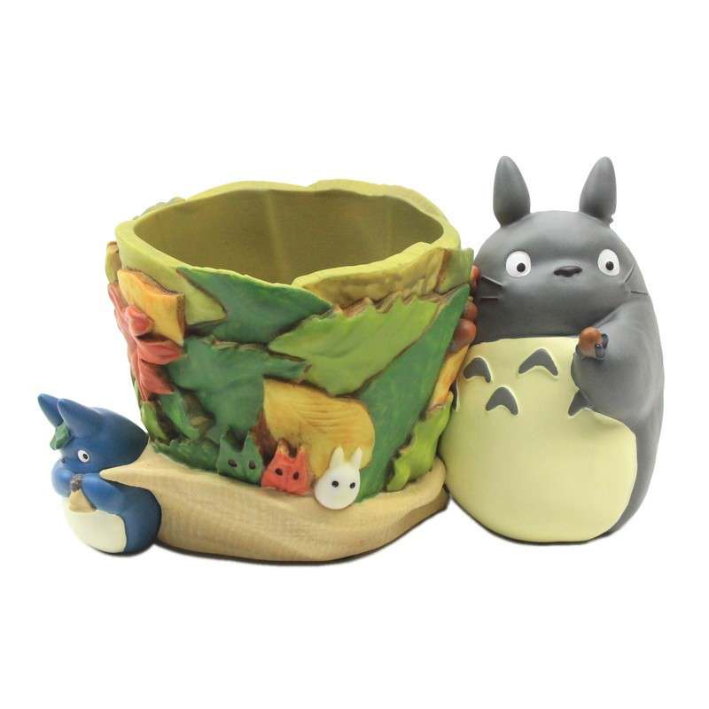Totoro Leaves Pot - Charmig Växtkruka med Totoro Motiv studio ghibli