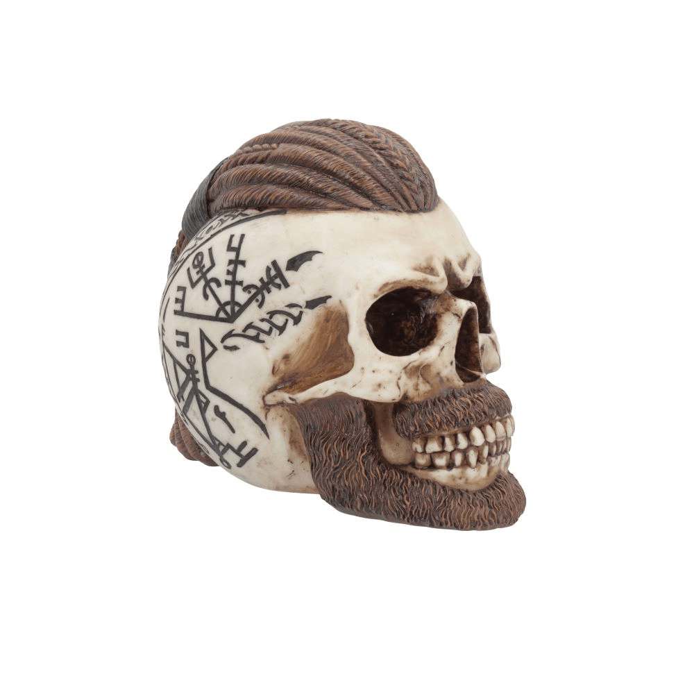 Ragnar Viking Skalle Ornament 16cm nemesis now