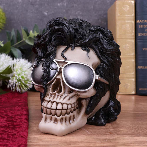 The King of Pop Skull Ornament 16.5cm nemesis now