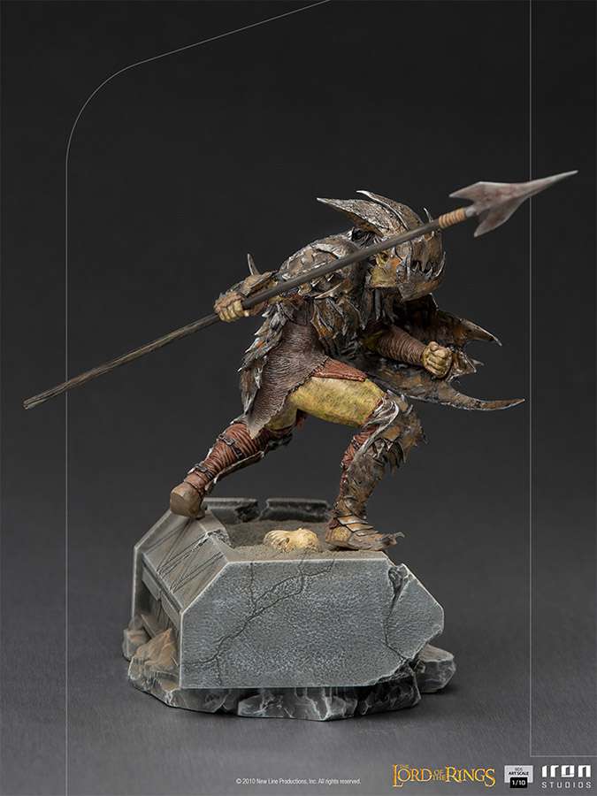 Lord of the Rings Armored Orc 1/10 Art Statue iron studios